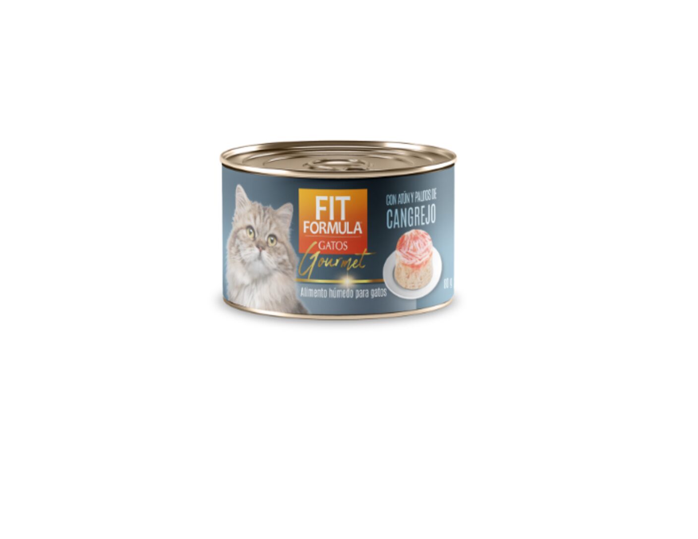 FIT FORMULA Lata Gourmet Atún & Palitos de Cangrejo 48x80g