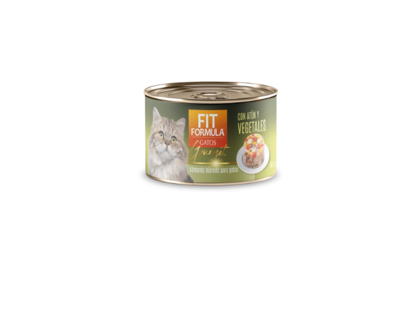 FIT FORMULA Lata Gourmet Atún Con Vegetales 48x80g